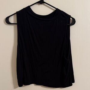Classic Black Sleeveless Top